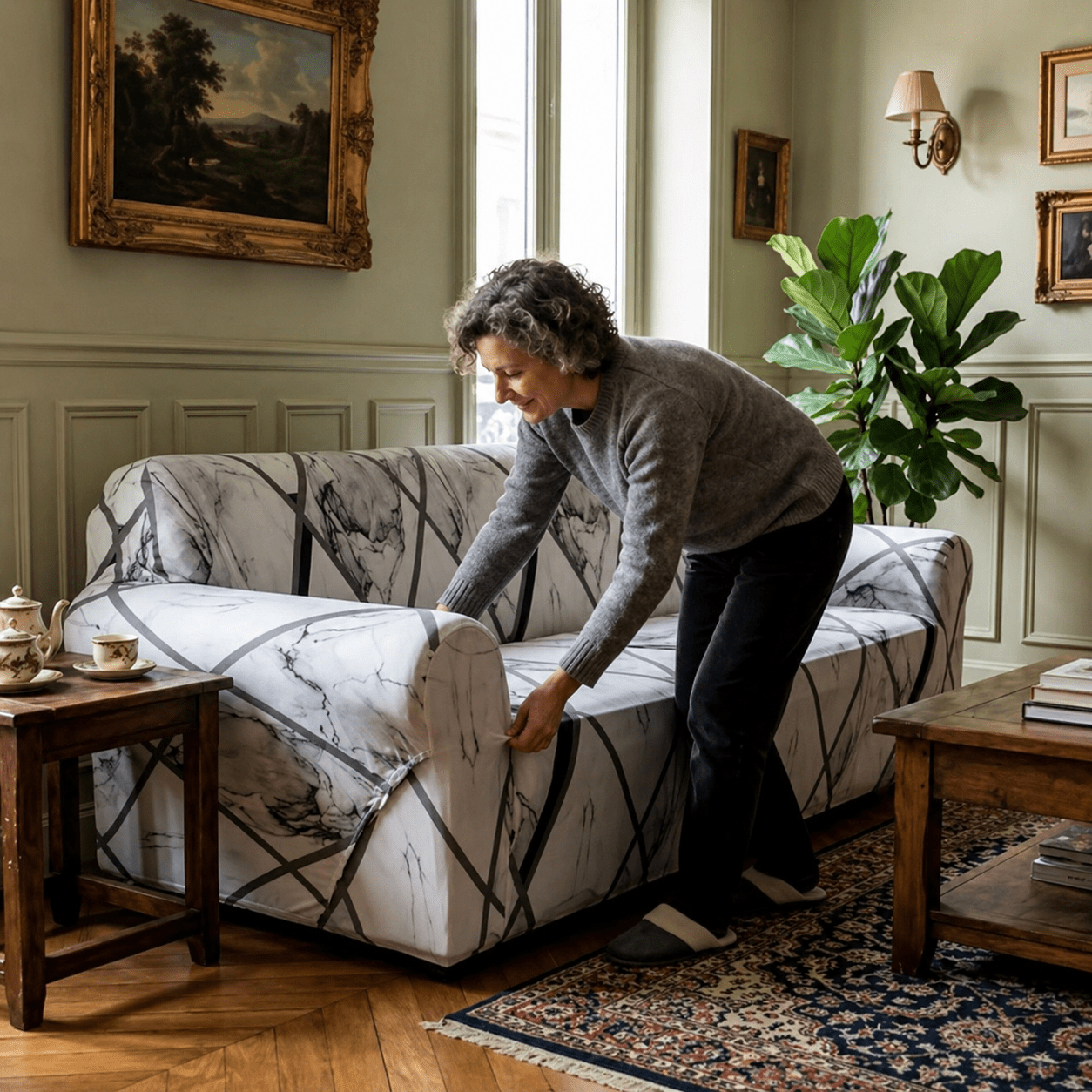 The Groomly™ Premium Sofa Shield - GROOMLY